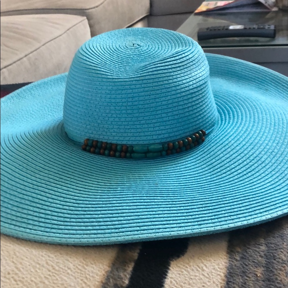 Blue hat